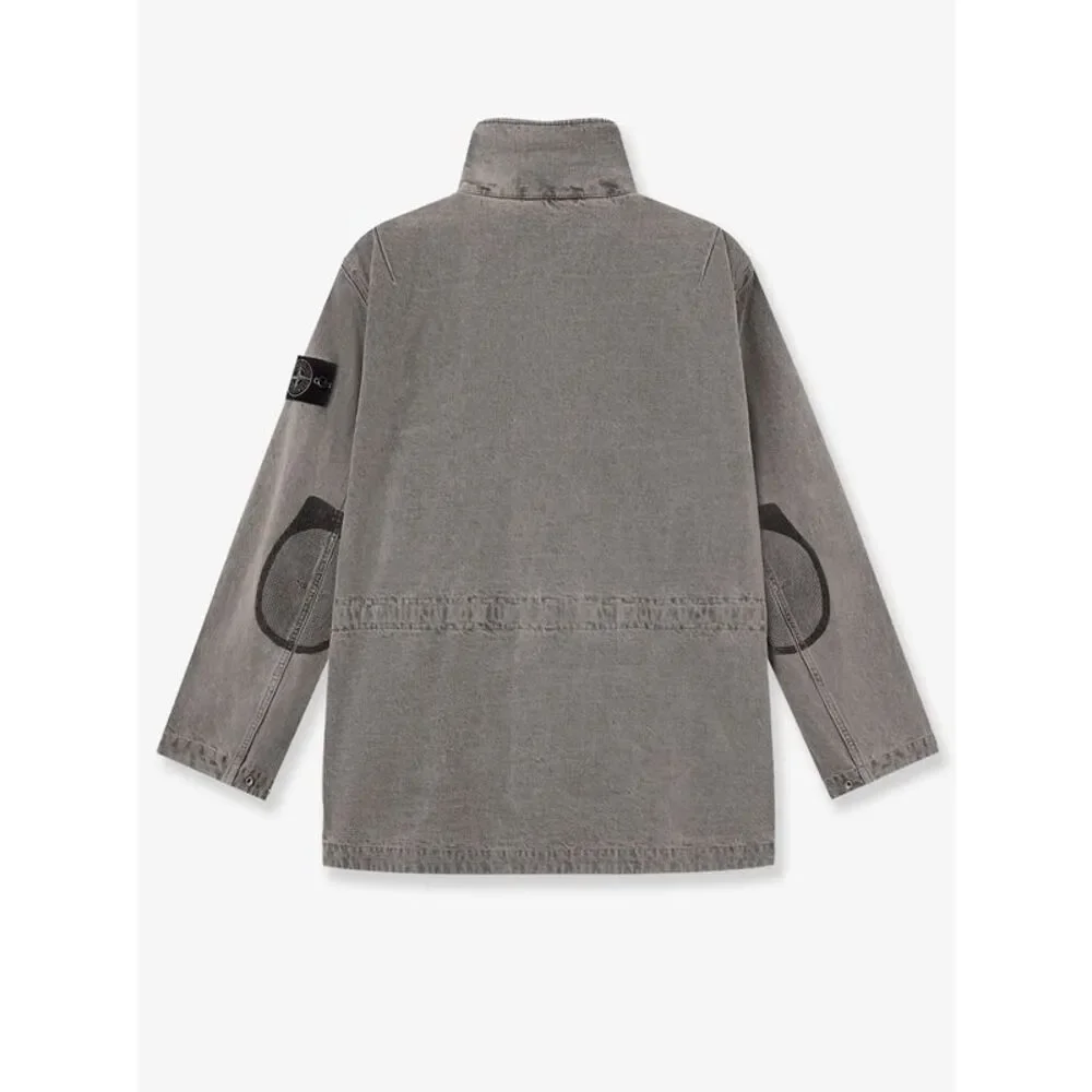 Stone Island Men Recycled Cotton Blend Jacket